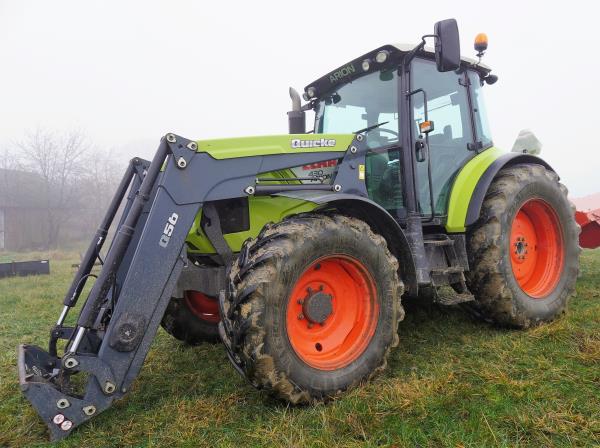 Traktor - Claas - Arion 430, 2011, ca 3.900 timmar, med Ålö Q56 frontlastare